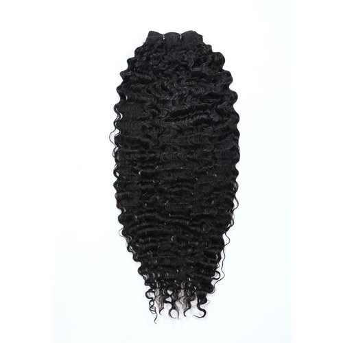 UNice 3 Pcs/Pack Messy Curly Human Hair 3 Bundles Indian Deep Curly Texture