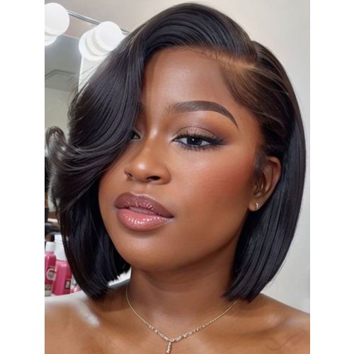 UNice Bye-Bye Slip™ 7x5 Lace Side Part Layered Wig With Side-Swept Bangs with Invisible drawstring 150% Density