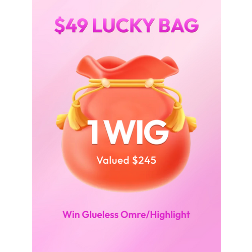 UNICE $49 Lucky Bag Get Hot Glueless Real Scalp Wig Value $159-$245