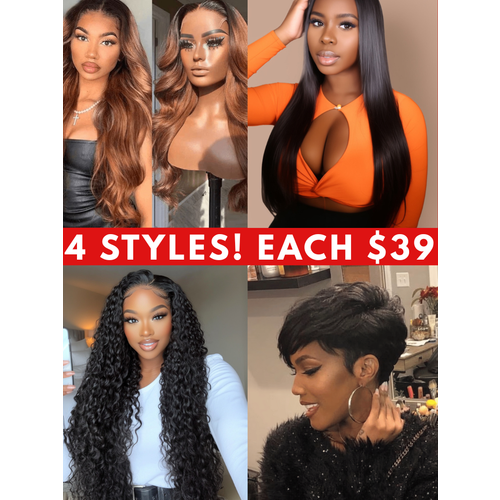 Black Friday Sale $39 Each Wig – Style More Spend Less Shine Always