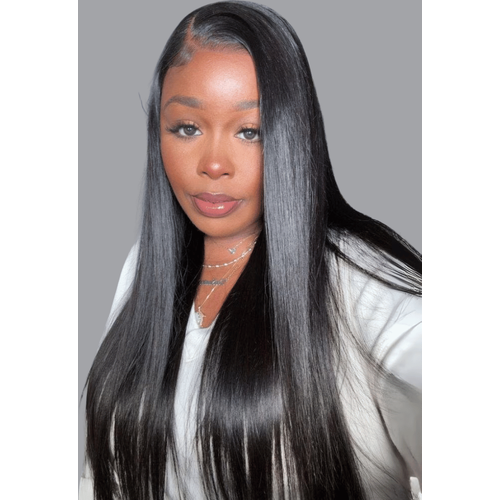 UNice 13x4 HD Lace Frontal 250% Density Raw Human Hair Straight 200% Density Wig