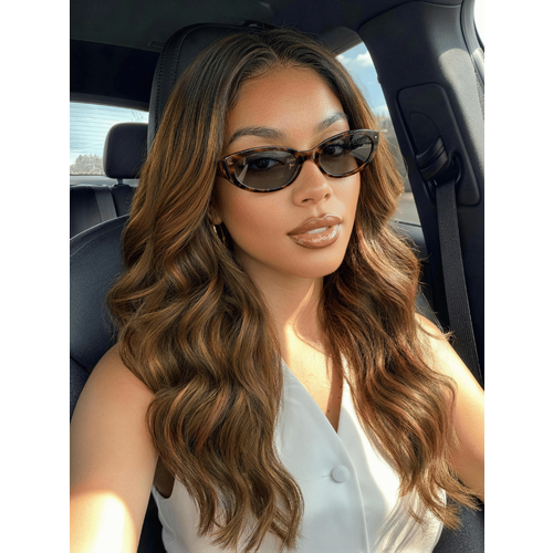 7x5 Bye Bye Slip™ Balayage Highlight Body Wave & Curtain Bangs Wig – Glueless Lace Pull & Go with Invisi Drawstring
