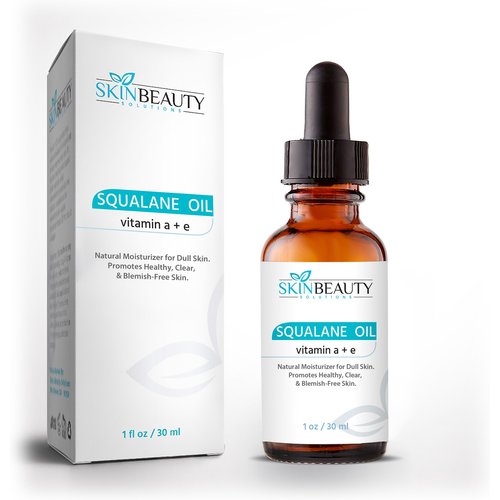 Squalane Oil with Vitamin A&E–Great for Face, Body and Hair – (Size 1oz)