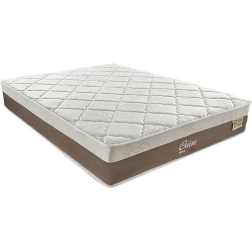 Colchão Casal Orion Molas Ensacadas (28x138x188) Branco E Bege