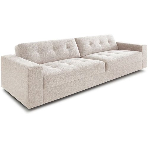Sofá 3 Lugares Lucca Linho Bege 180 Cm