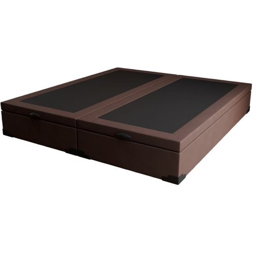 Base Para Cama Box Queen Martin Premium Com Baú Suede (47x158x198) Marrom