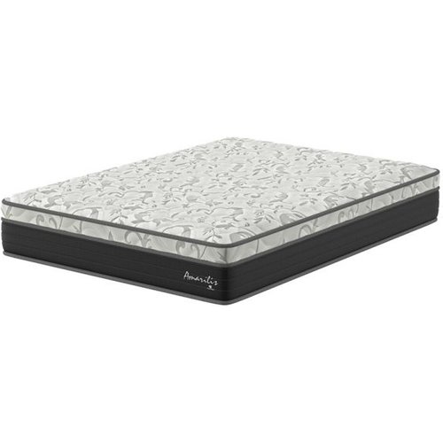 Colchão Casal Amarilis D33 (28x138x188) Preto E Cinza