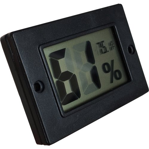 Black Digital Cigar Hygrometer
