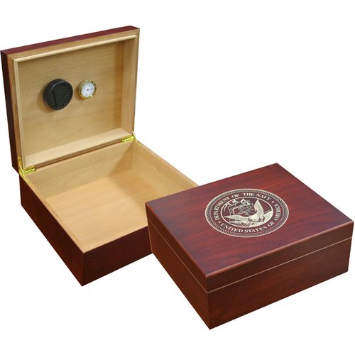 Navy Cigar Humidor (Cherry)