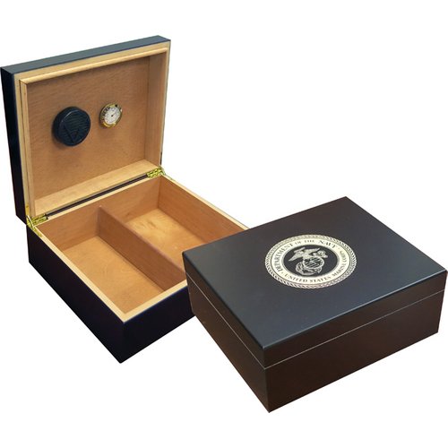 Marines Cigar Humidor (Black)