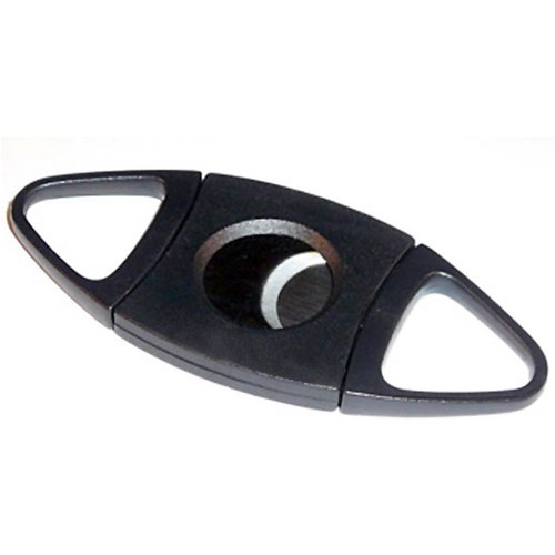 Black Double Blade Cigar Cutter