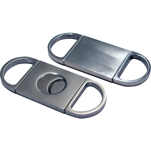 Silver Precision Cut Cigar Cutter