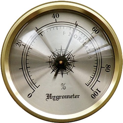 Analog Brass Frame Hygrometer