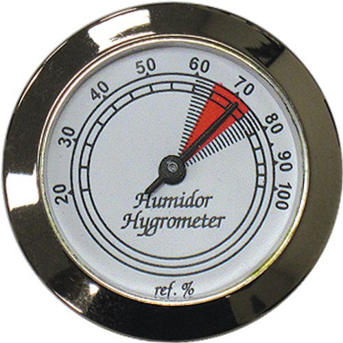 Analog Silver Frame Hygrometer