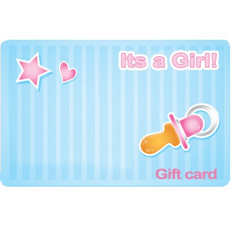 It's a Girl Gift Card