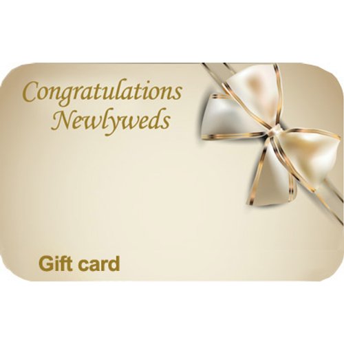 Wedding Newlyweds Gift Card