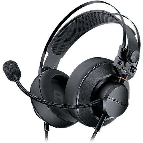 Headset Gamer Cougar VM410 Tournament Conector 3.5mm c/Microfone 53mm Preto - CGR-P530-550