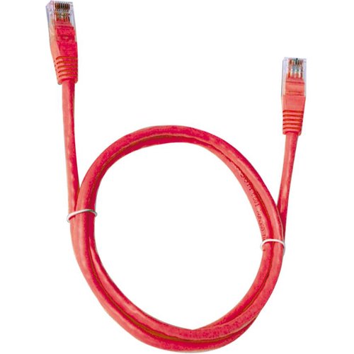 Cabo de Rede Cat.5e PlusCable Patch Cord 1,5 Metros Vermelho - PC-ETHU15RD