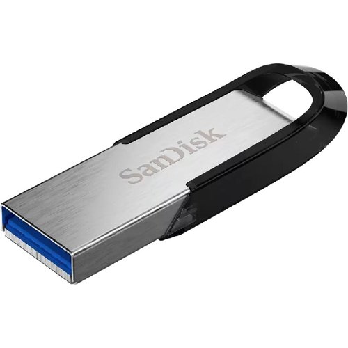 Pen Drive SanDisk Ultra Flair USB 3.0 125GB Prateado - SDCZ73-128G-G46