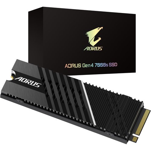 SSD Gigabyte Aorus Gen4 7000s 2TB M.2 2280 c/ dissipador - GP-AG70S2TB