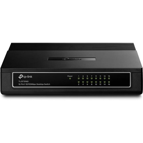 Switch TP-Link 16 Portas TL-SF1016D 10/100Mbps Mesa/Parede
