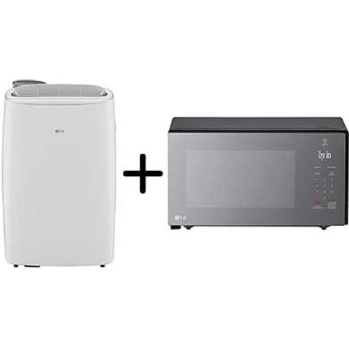 Combo LG Ar Portátil 127V + Micro-ondas NeoChef 30 litros Espelhado Limpa Fácil 127V - LP1419IVSI.MS309