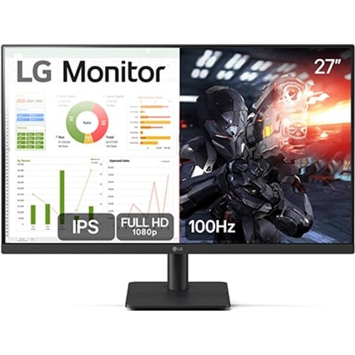Monitor PC Gamer LG 27" IPS, Full HD, 100Hz, HDMI - 27MS500-B - 27MS500-B