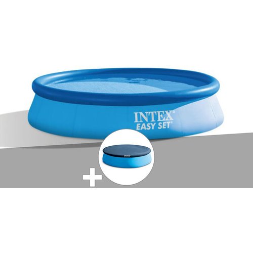 Intex Piscine Easy Set Autoportante 3,05 M X 0,76 M - Bleu - Installation Rapide 10 Min, Liner Triple Épaisseur + Patch Réparation