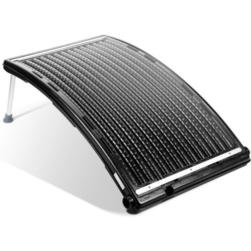 Jiubiaz Panneau Solaire Piscine 110x69x14cm - Chauffage Solaire 15L - Pour Piscine Hors-Sol Et Douche