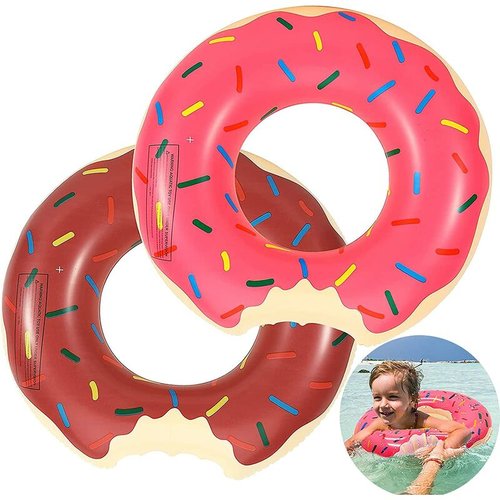 HeySplash Anneau de Bain, Gonflable Durable Forme Ronde Piscine d'été HeySplash Anneau de Bain, Gonflable Durable Forme Ronde Piscine d'été