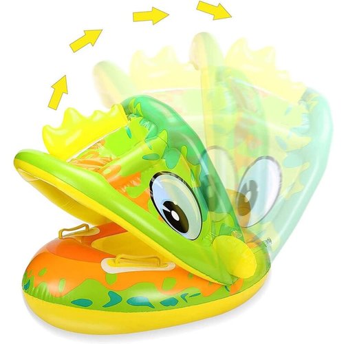 Siège De Piscine Gonflable Pour Bébé 1-4 Ans - Bouée Avec Siège Intégré Et Double Chambre à Air - Sécurité Renforcée