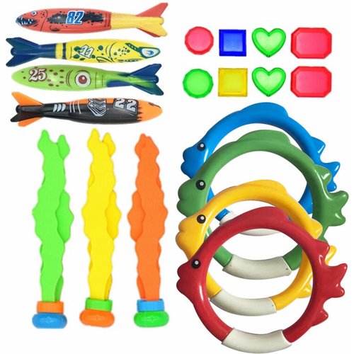 Lot De 12 Jouets Plongée Diamants Multicolores 40 Mm Acrylique - Chasse Au Trésor Piscine Enfants Été Plage Parc Aquatique