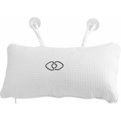 Coussin De Bain Avec Ventouses - Oreiller PVC Souple Pour Tête Et Dos, Antidérapant (Rose)
