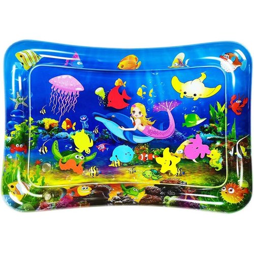 Tapis D'eau Gonflable pour Bébé, Tapis de Jeu en PVC Imperméable à L Tapis D'eau Gonflable pour Bébé, Tapis de Jeu en PVC Imperméable à L