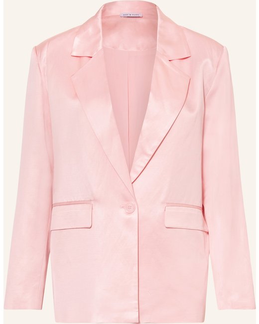 Mrs & HUGS Mrs & Hugs Satinblazer rosa