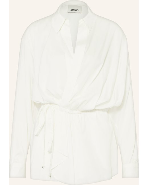 Isabel marant Isabel Marant Wickelbluse Keren weiss
