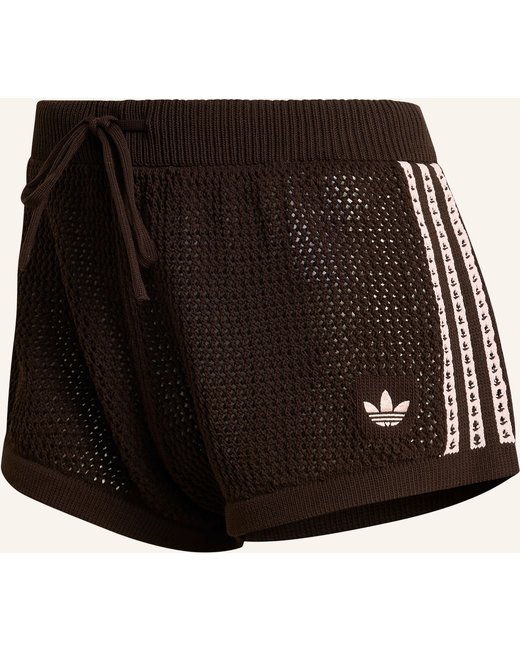 adidas Originals Adidas Originals Häkelshorts Knitted Crochet braun
