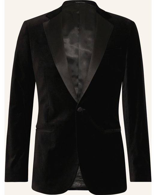 REISS Reiss Smoking-Sakko Ace Regular Fit Aus Samt schwarz