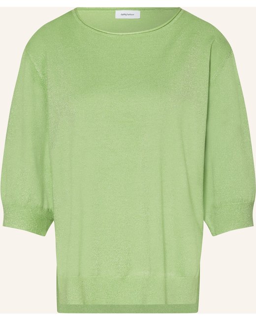 darling harbour Darling Harbour Pullover Mit 3/4-Arm Und Glitzergarn gruen
