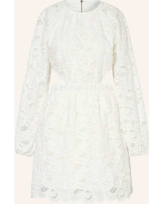 Mrs & HUGS Mrs & Hugs Spitzenkleid Mit Cut-Out weiss