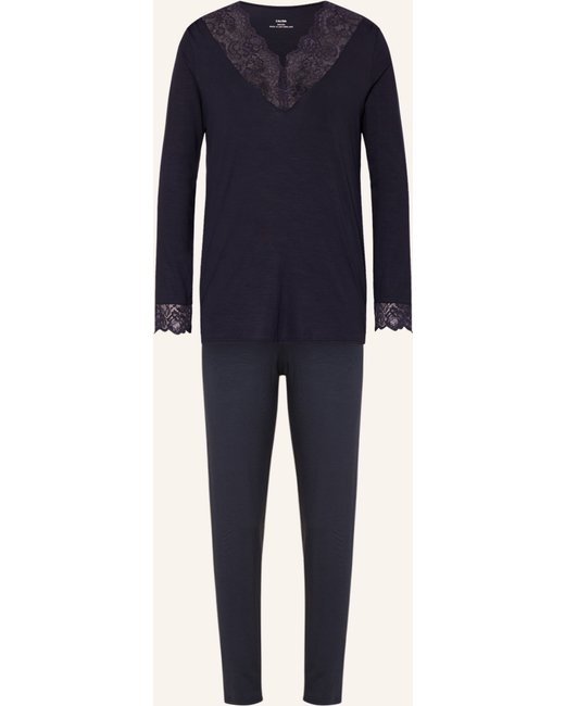 CALIDA Calida Schlafanzug Elegant Dreams blau