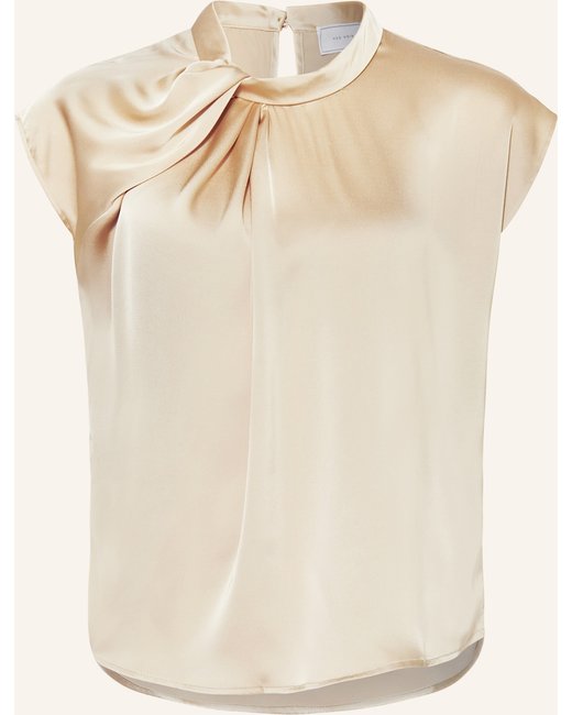 NEO NOIR Neo Noir Blusenshirt Fleur Aus Satin beige