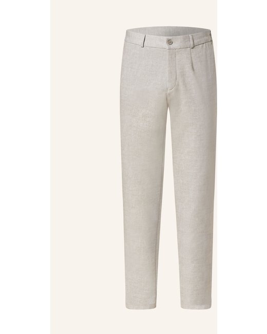 PAUL Paul Anzughose Slim Fit Aus Jersey beige