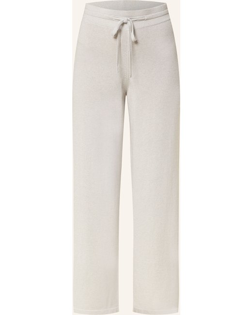 darling harbour Darling Harbour Strickhose Mit Glitzergarn grau