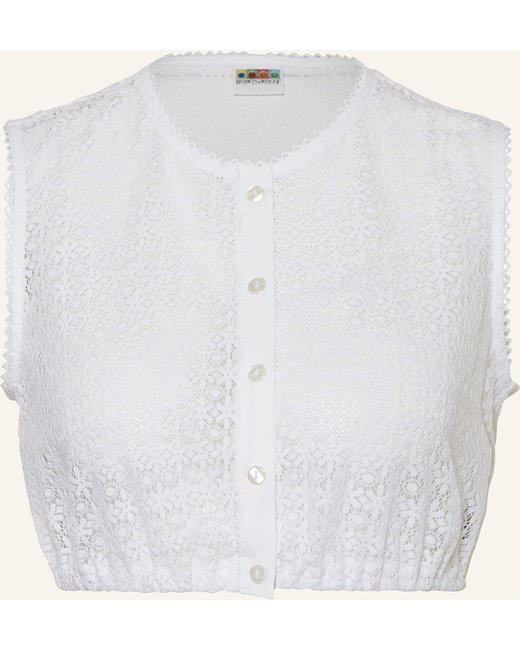 BERWIN & WOLFF Berwin & Wolff Dirndlbluse Aus Spitze weiss