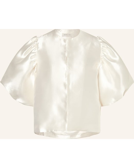MALINA Malina Blusenshirt Cleo Aus Satin beige