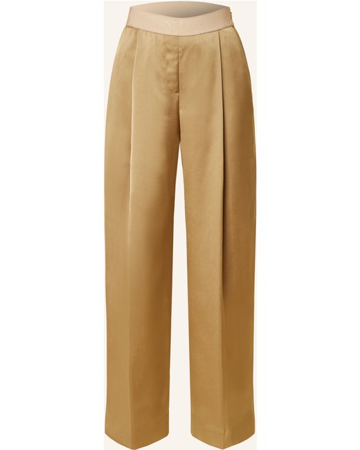STINE GOYA Stine Goya Marlenehose Aus Satin beige