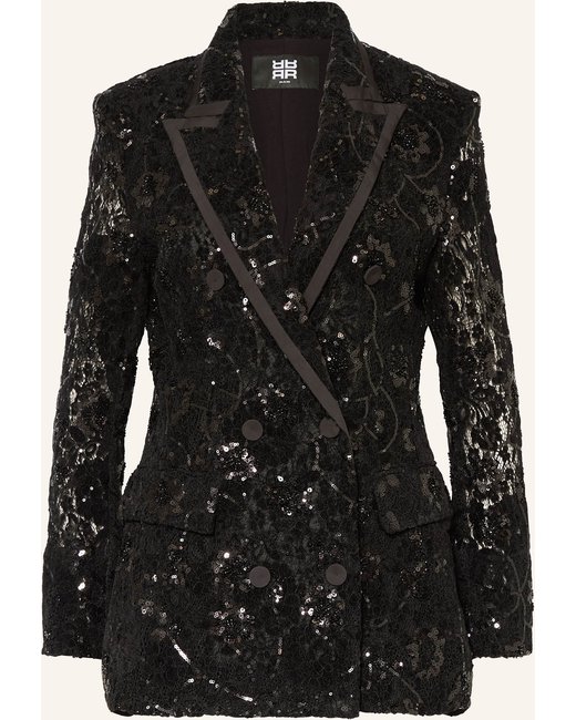 RIANI Riani Spitzenblazer Mit Pailletten schwarz