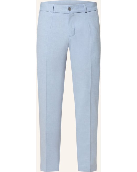 PAUL Paul Anzughose Extra Slim Fit Aus Jersey blau