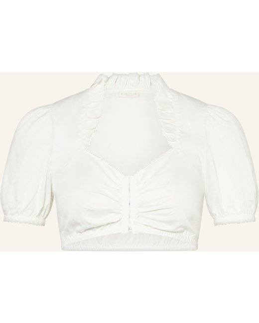 KRÜGER Krüger Dirndlbluse Adelma weiss